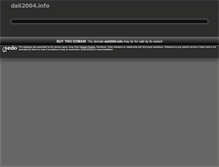 Tablet Screenshot of dali2004.info